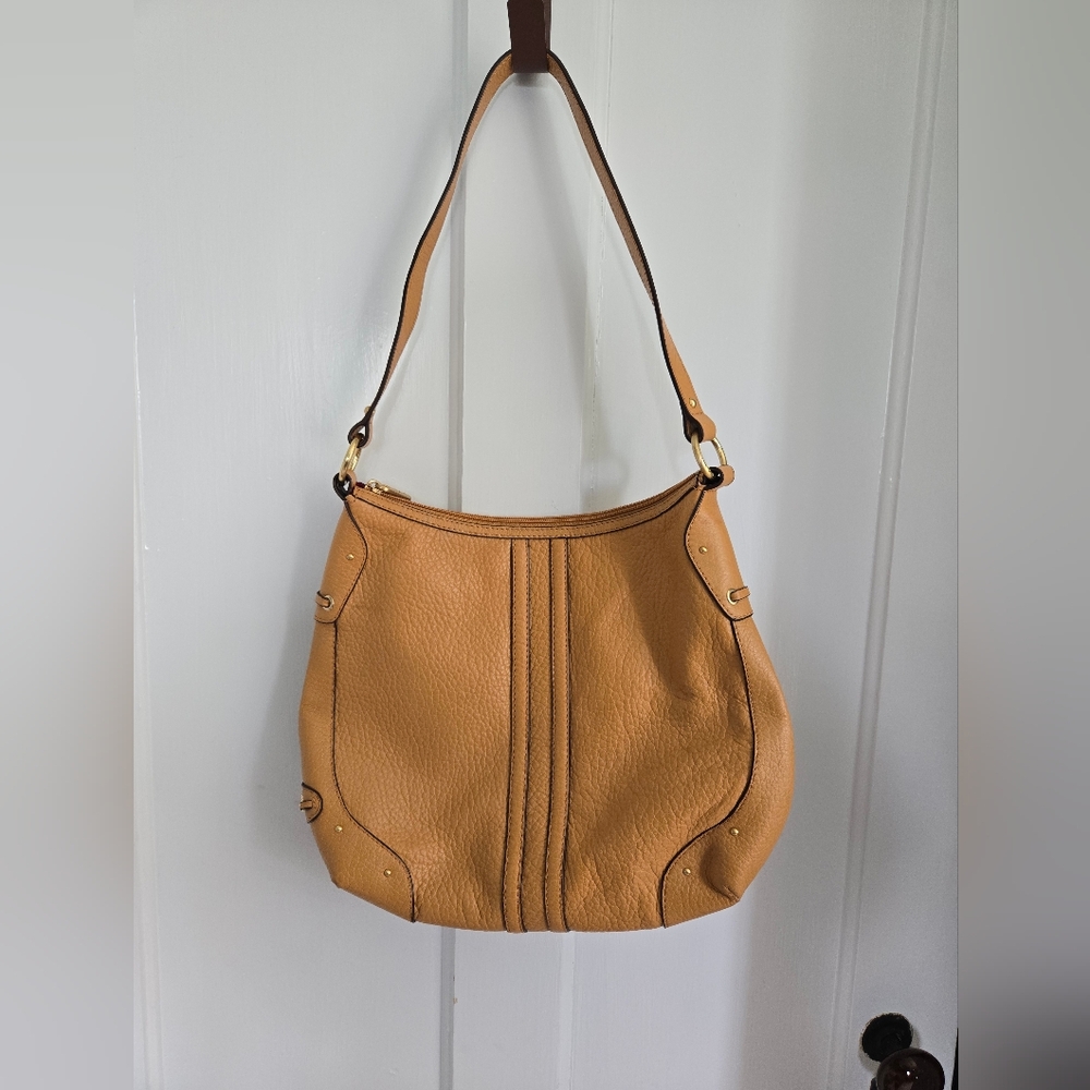 Mustard Yellow Leather The Sak  Shoulder Bag